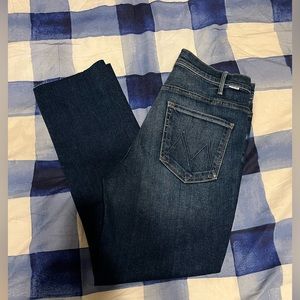 Sz 31 Mother Denim Straight Jeans